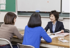就職指導の先生が在任しているのでひとりひとり丁寧に指導しています！