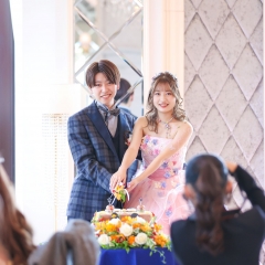 本物の式場にて、2年間で10回以上の模擬結婚式と本物の結婚式をプロデュース！