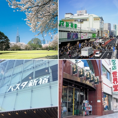 学校の場所は東京・新宿！デザイン&アートを学ぶのに適したエリア。