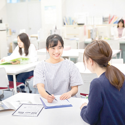 進路が決まるまでフォローする、きめ細やかなキャリア支援