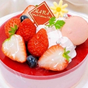 華調理製菓専門学校 05/03(土) イチゴとラズベリーのケーキ